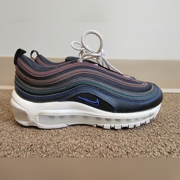 Nike Air max 97  Black Rainbow - Picture 2 of 7